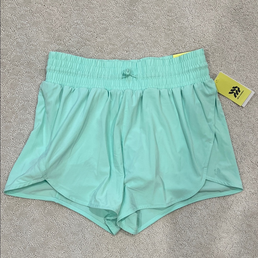 All in Motion Light Green Athletic Shorts